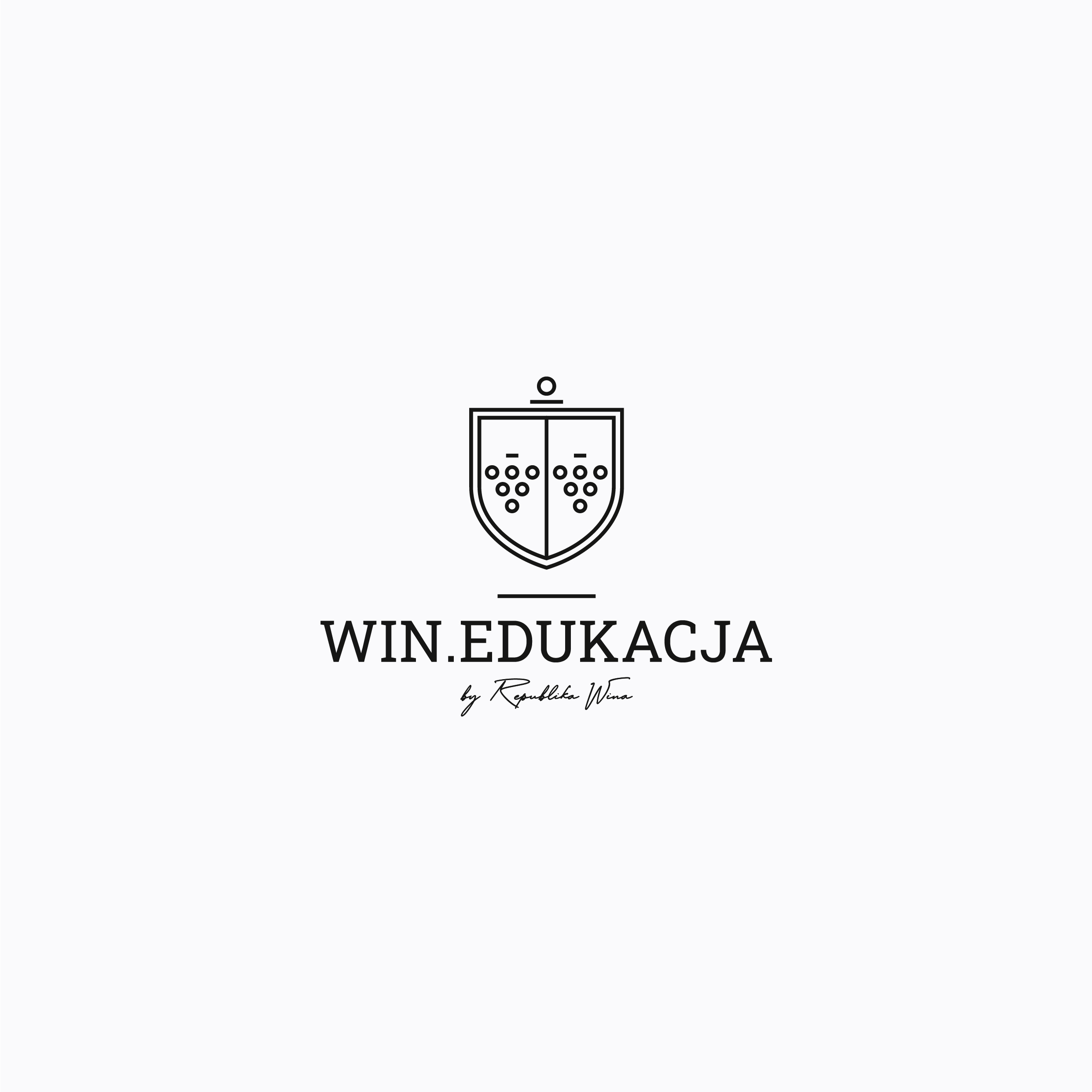 Republika Wina 
Logo dla kursów winiarskich